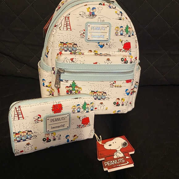 Loungefly Peanuts mini backpack & wallet. - Picture 2 of 10